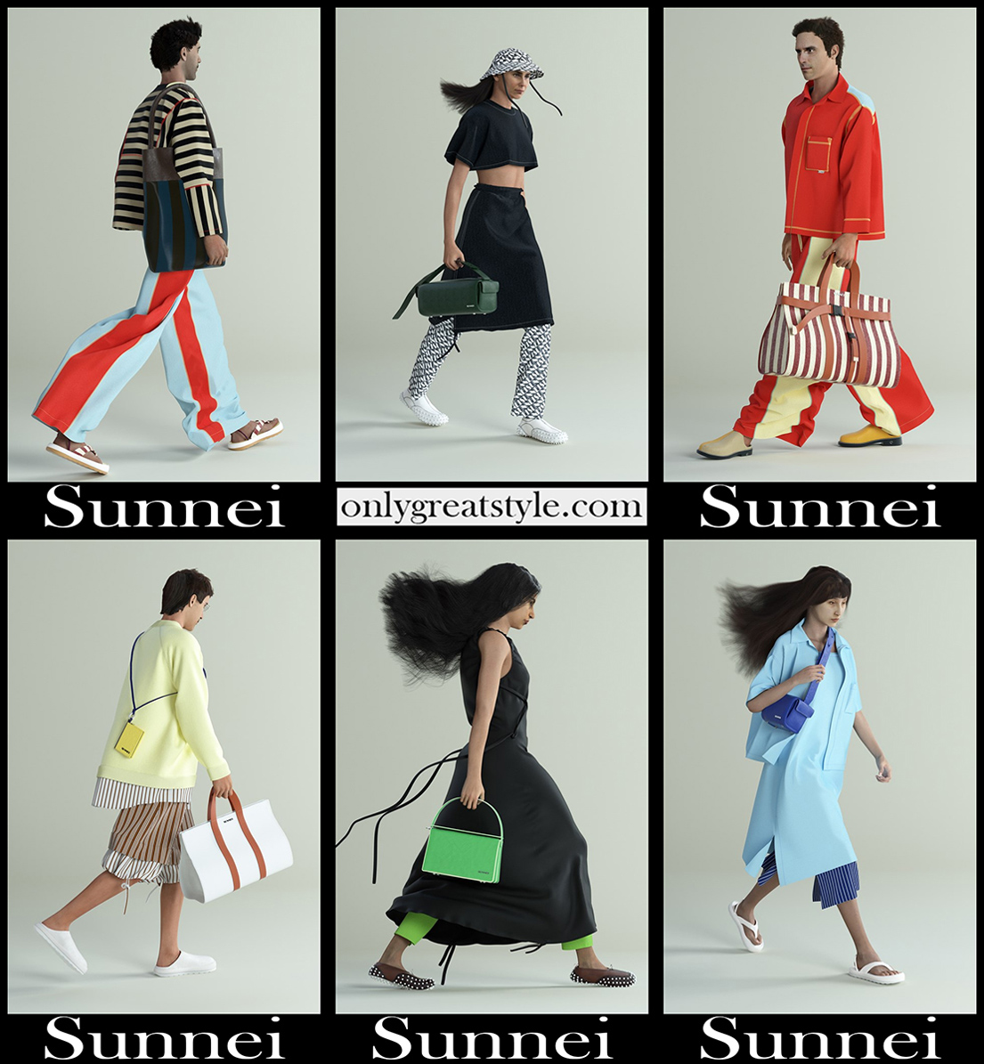 Fashion Sunnei spring summer 2022 clothing collection Fashion Sunnei spring summer 2022 clothing collection