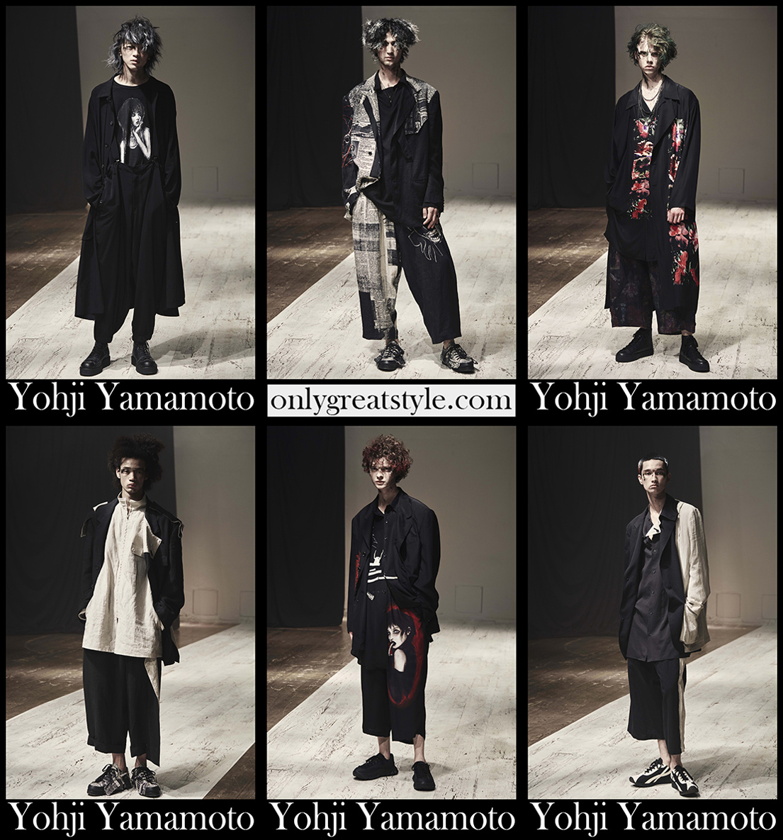 Fashion Yohji Yamamoto spring summer 2022 mens
