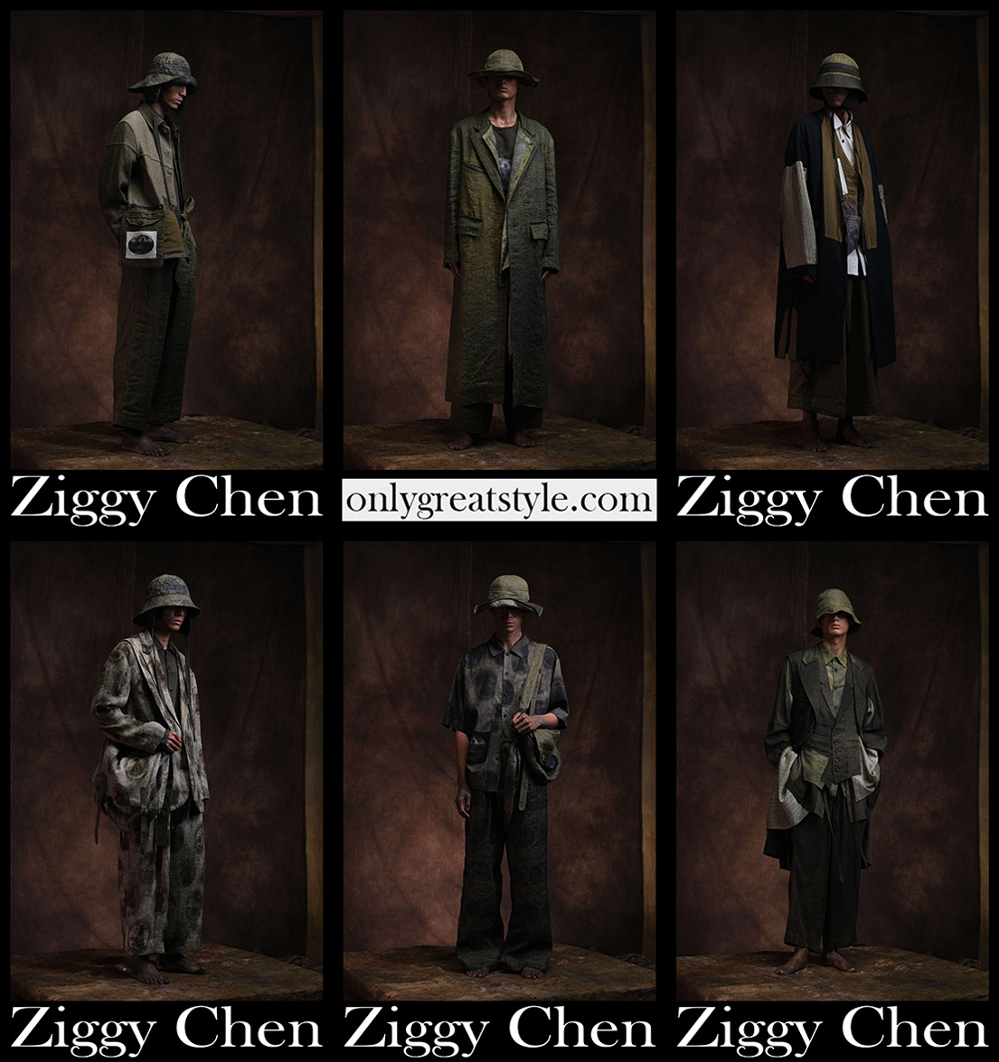 Fashion Ziggy Chen spring summer 2022 mens clothing
