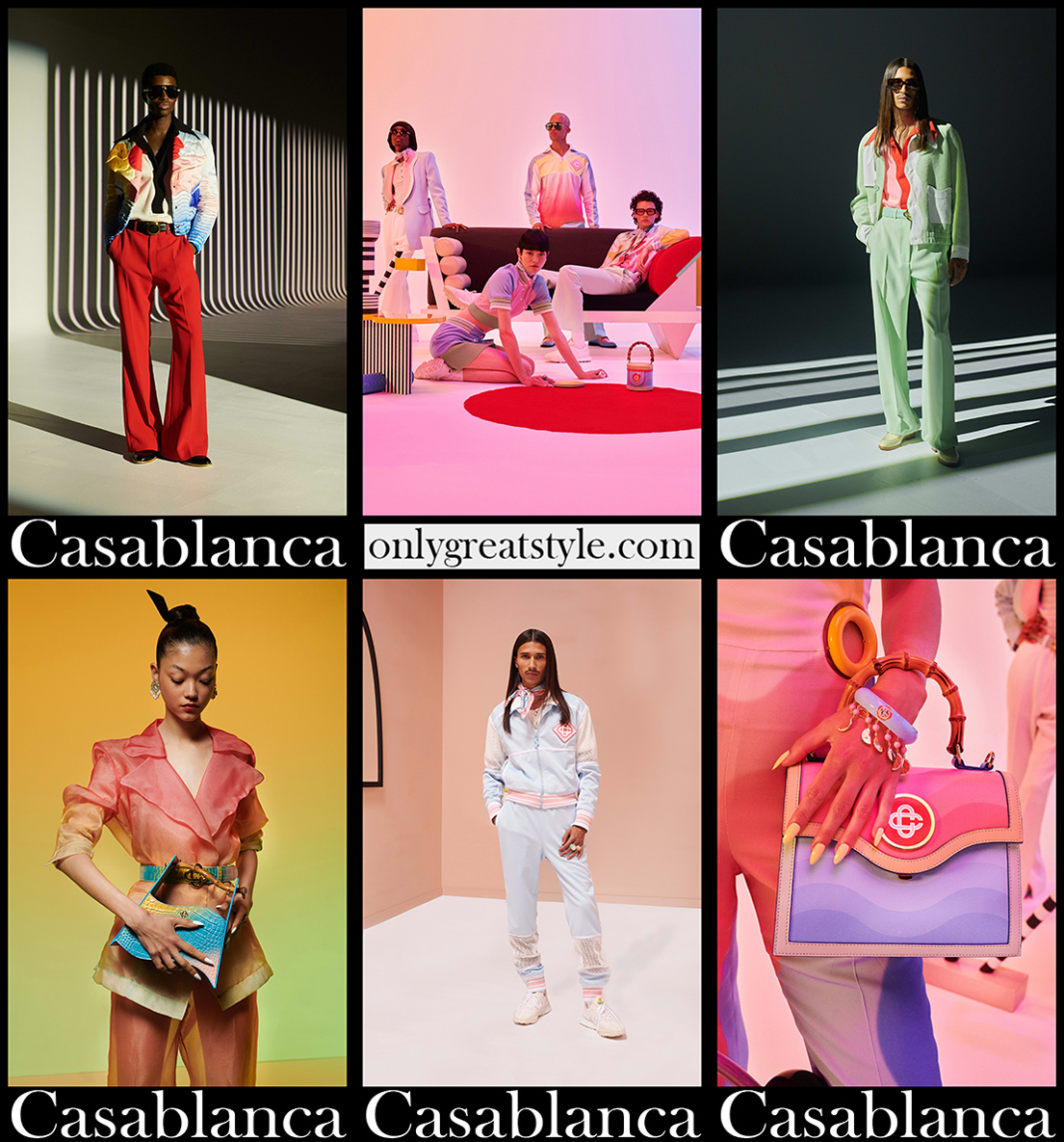 Fashion Casablanca spring summer 2022 fashion clothing Fashion Casablanca spring summer 2022 fashion clothing