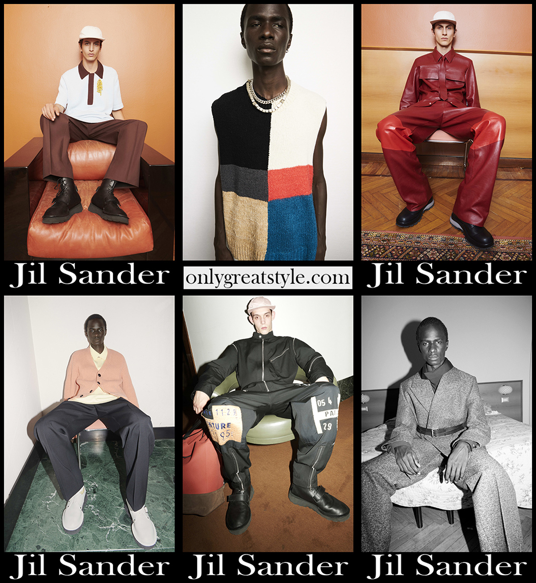 Fashion Jil Sander spring summer 2022 mens clothing