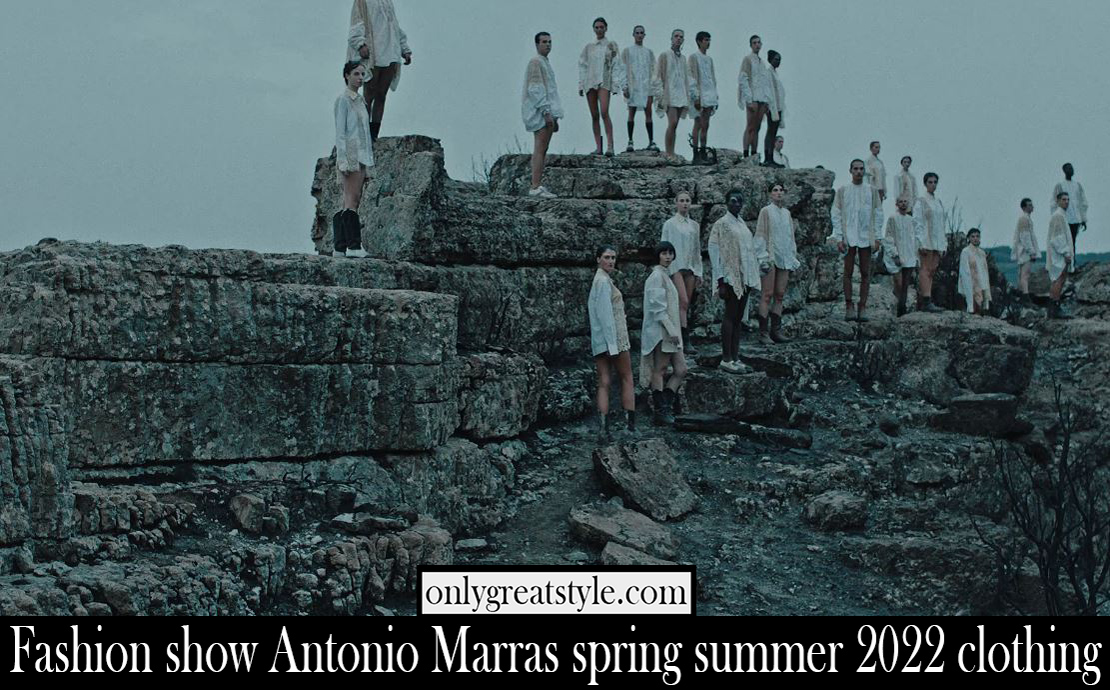 Fashion show Antonio Marras spring summer 2022 clothing