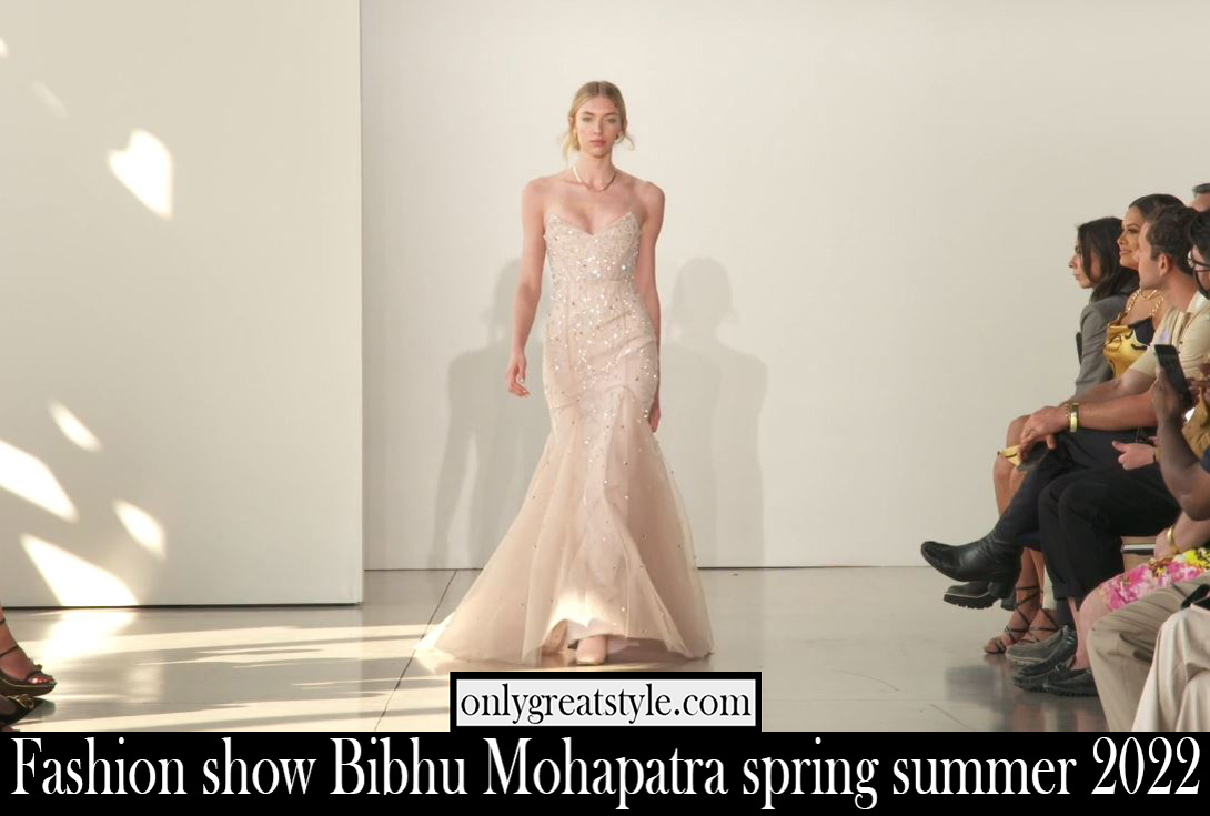Fashion show Bibhu Mohapatra spring summer 2022
