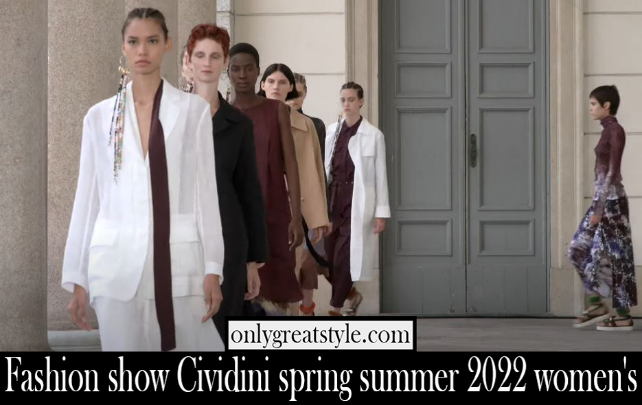 Fashion show Cividini spring summer 2022 womens