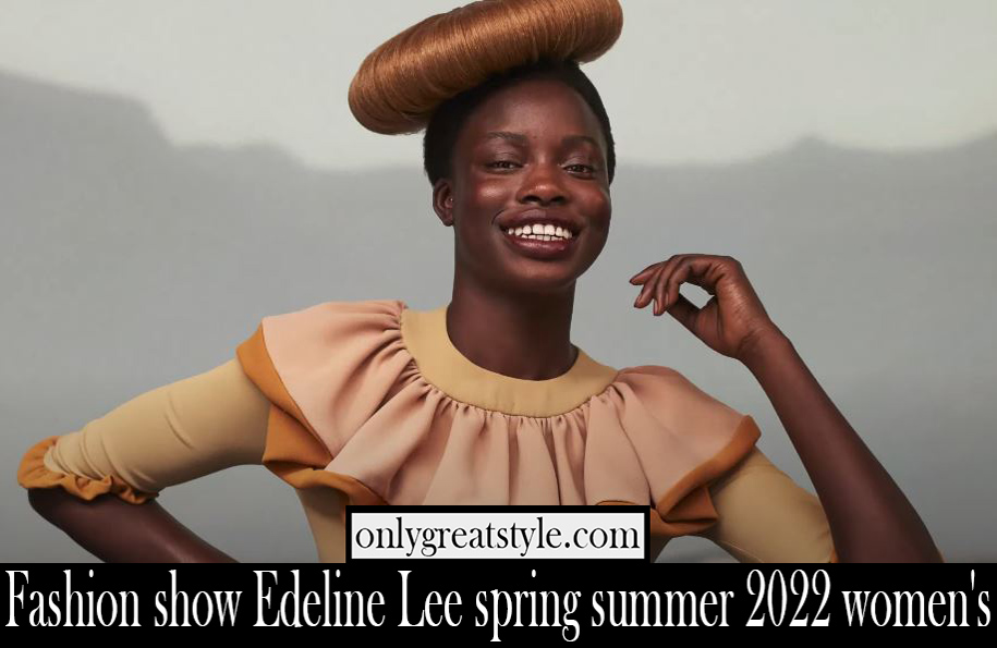 Fashion show Edeline Lee spring summer 2022 womens