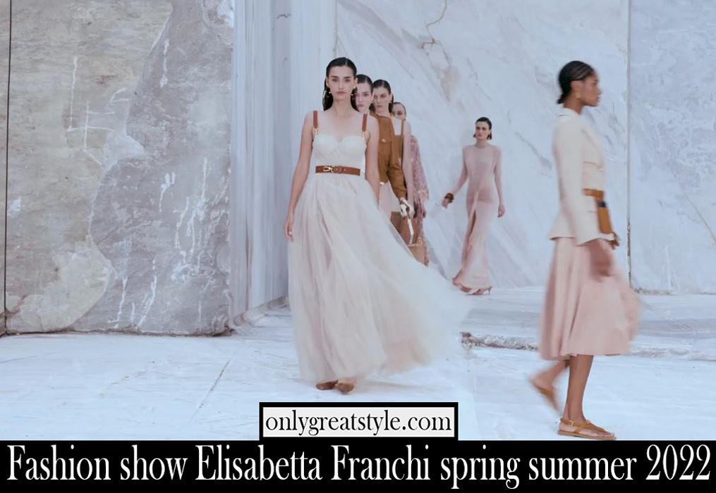 Fashion show Elisabetta Franchi spring summer 2022