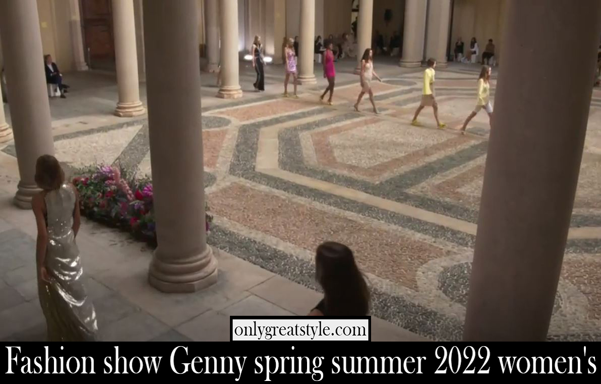 Fashion show Genny spring summer 2022 womens Fashion show Genny spring summer 2022 womens