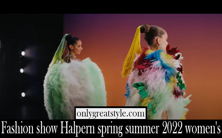 Fashion show Halpern spring summer 2022 womens