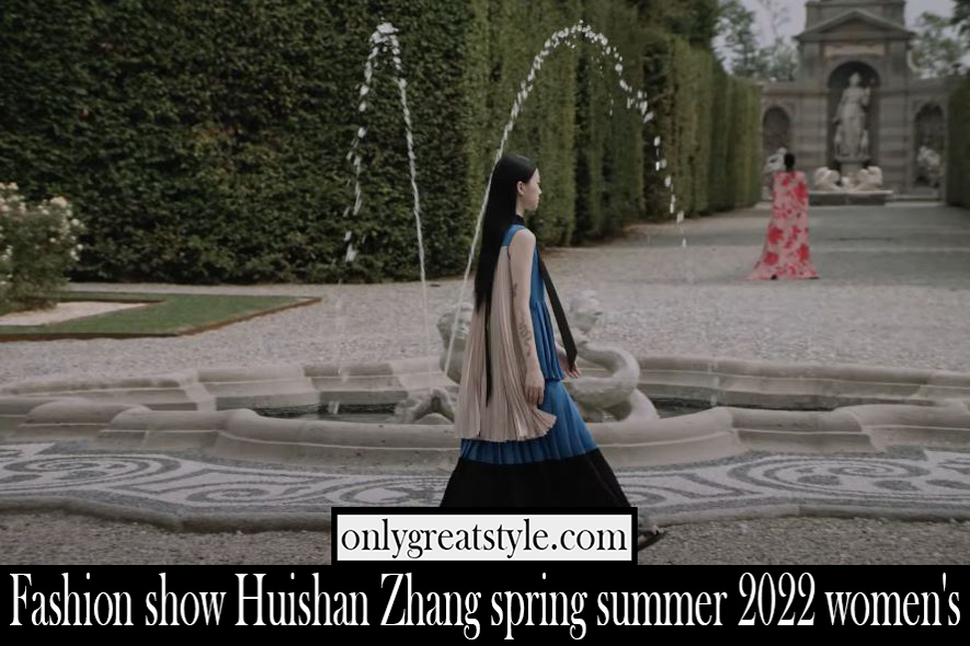 Fashion show Huishan Zhang spring summer 2022 womens