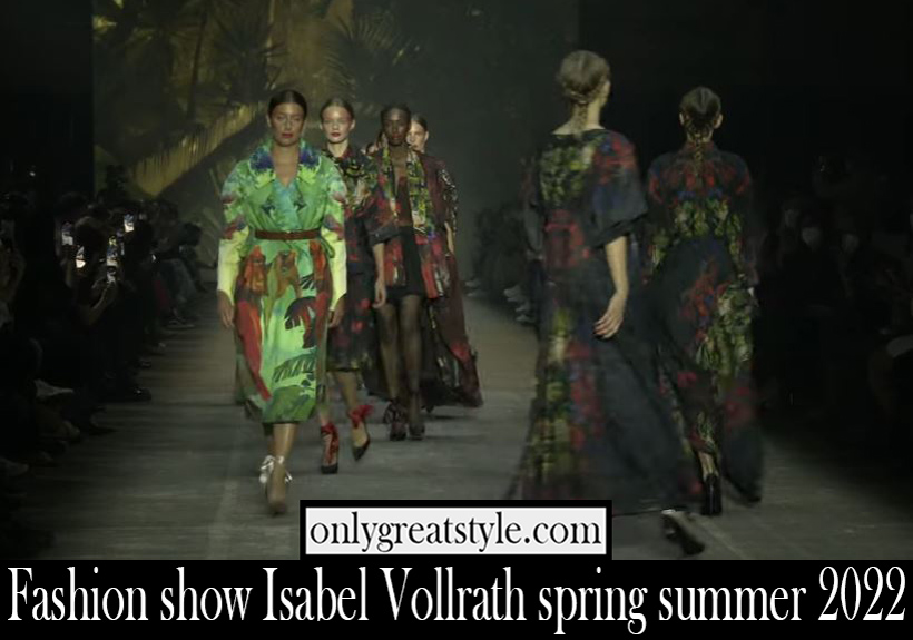 Fashion show Isabel Vollrath spring summer 2022