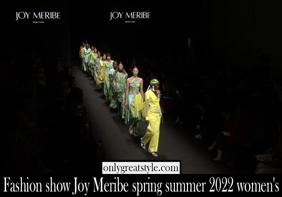 Fashion show Joy Meribe spring summer 2022 womens