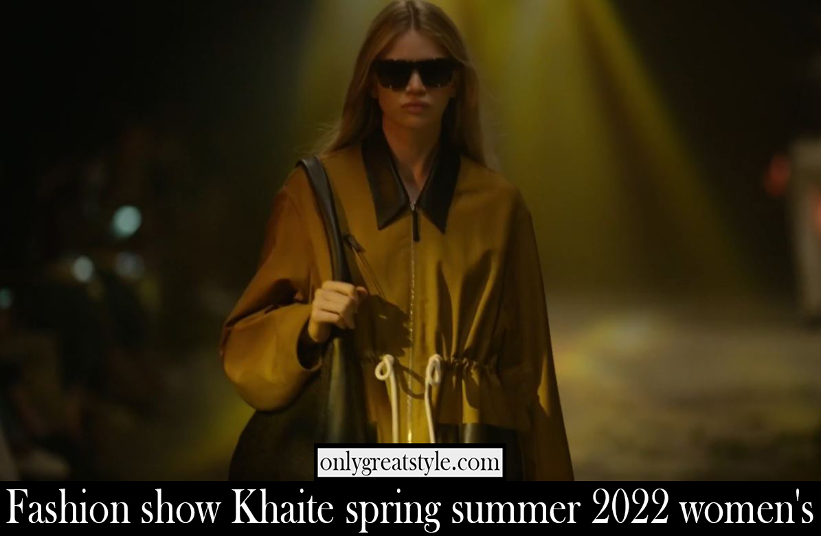 Fashion show Khaite spring summer 2022 womens Fashion show Khaite spring summer 2022 womens