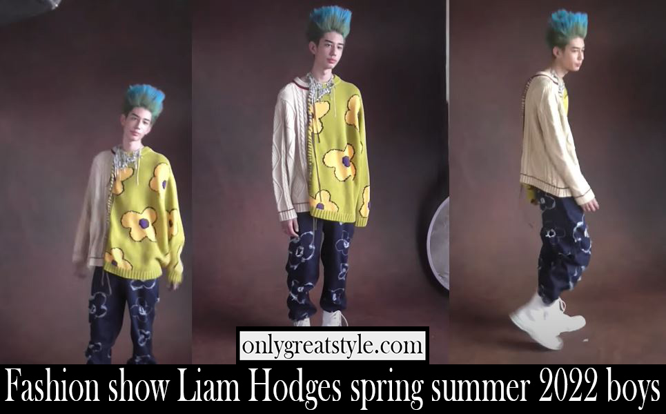 Fashion show Liam Hodges spring summer 2022 boys