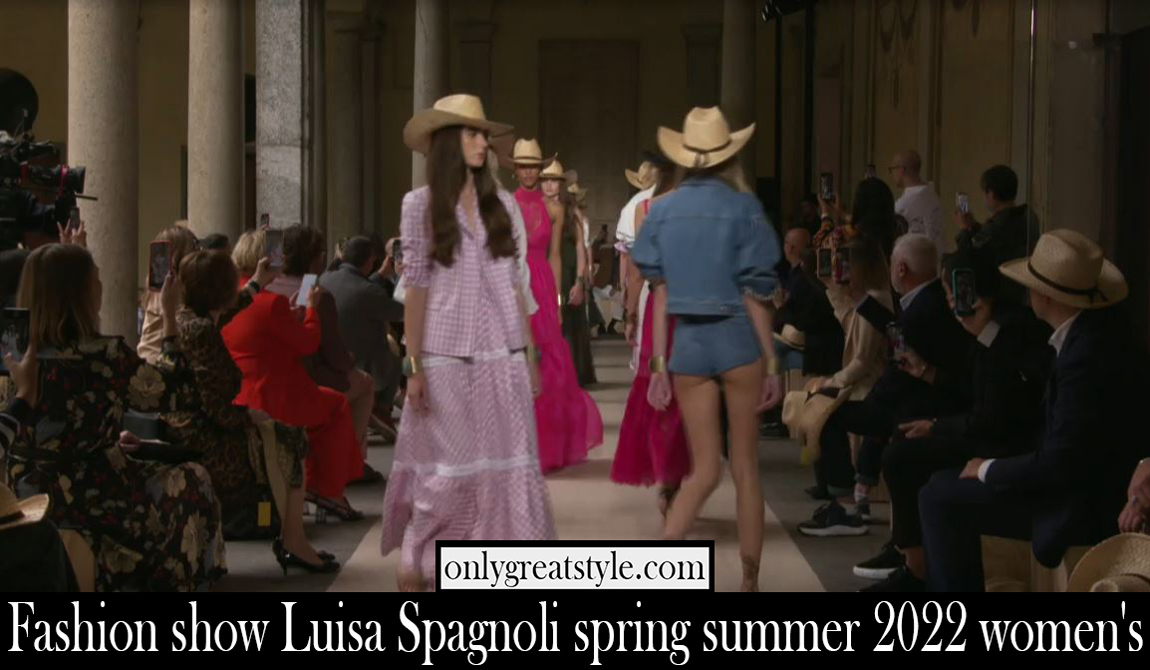 Fashion show Luisa Spagnoli spring summer 2022 womens