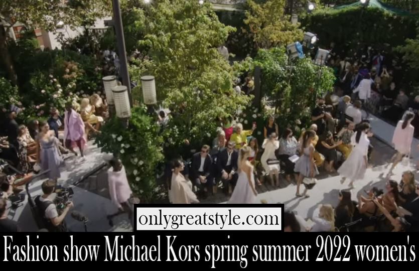 Fashion show Michael Kors spring summer 2022 womens