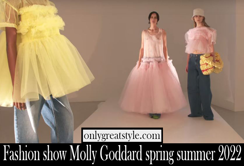 Fashion show Molly Goddard spring summer 2022