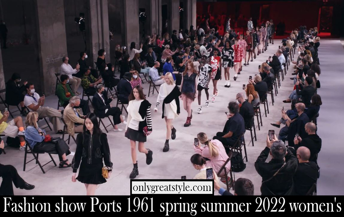 Fashion show Ports 1961 spring summer 2022 womens