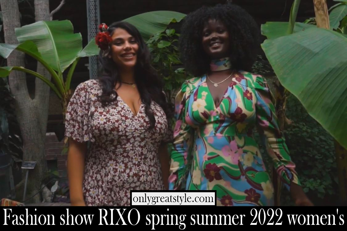 Fashion show RIXO spring summer 2022 womens