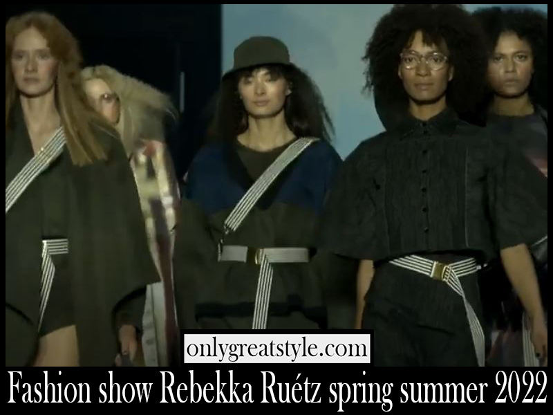 Fashion show Rebekka Ruetz spring summer 2022