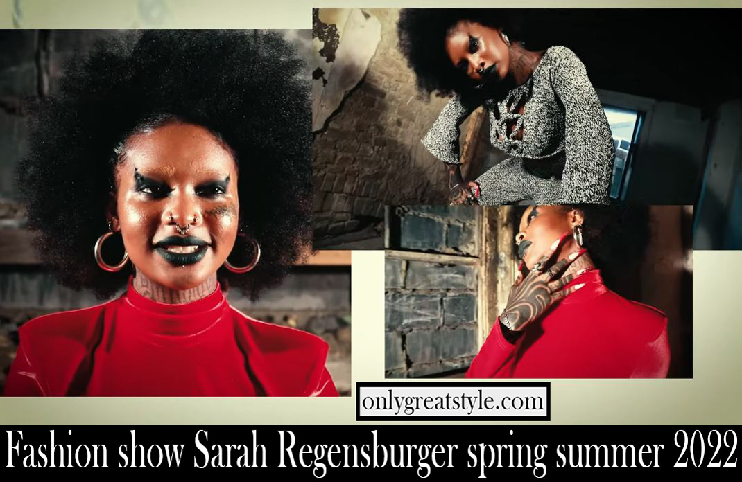 Fashion show Sarah Regensburger spring summer 2022