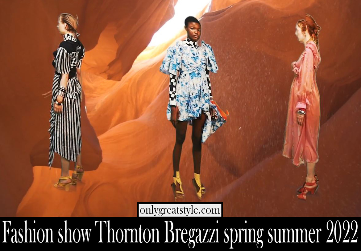 Fashion show Thornton Bregazzi spring summer 2022