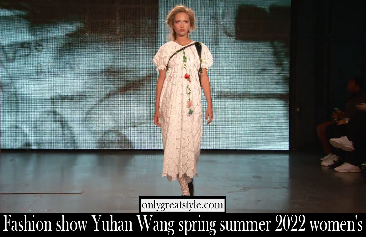Fashion show Yuhan Wang spring summer 2022 womens