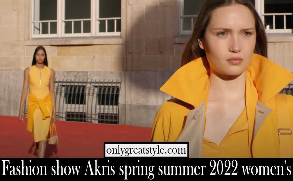 Fashion show Akris spring summer 2022 womens