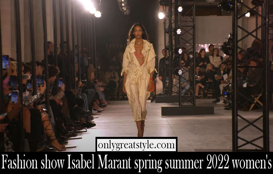 Fashion show Isabel Marant fall winter 2023-2024 women's