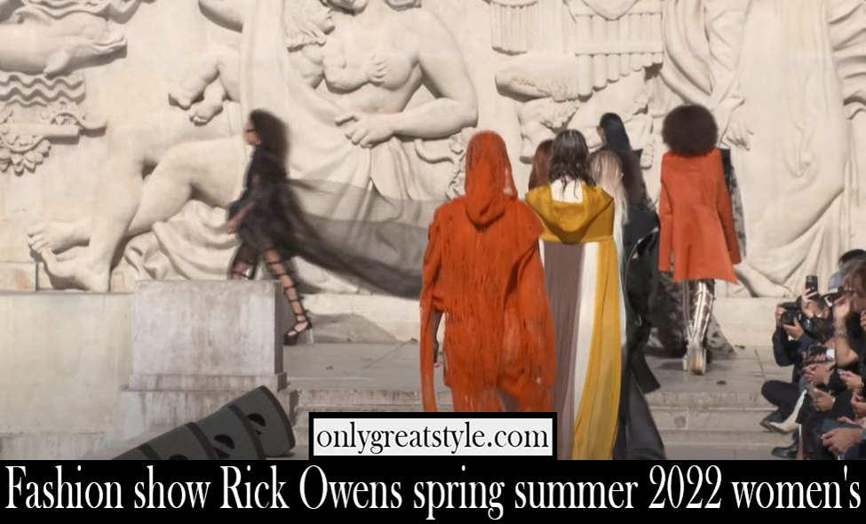 Fashion show Rick Owens spring summer 2022 womens