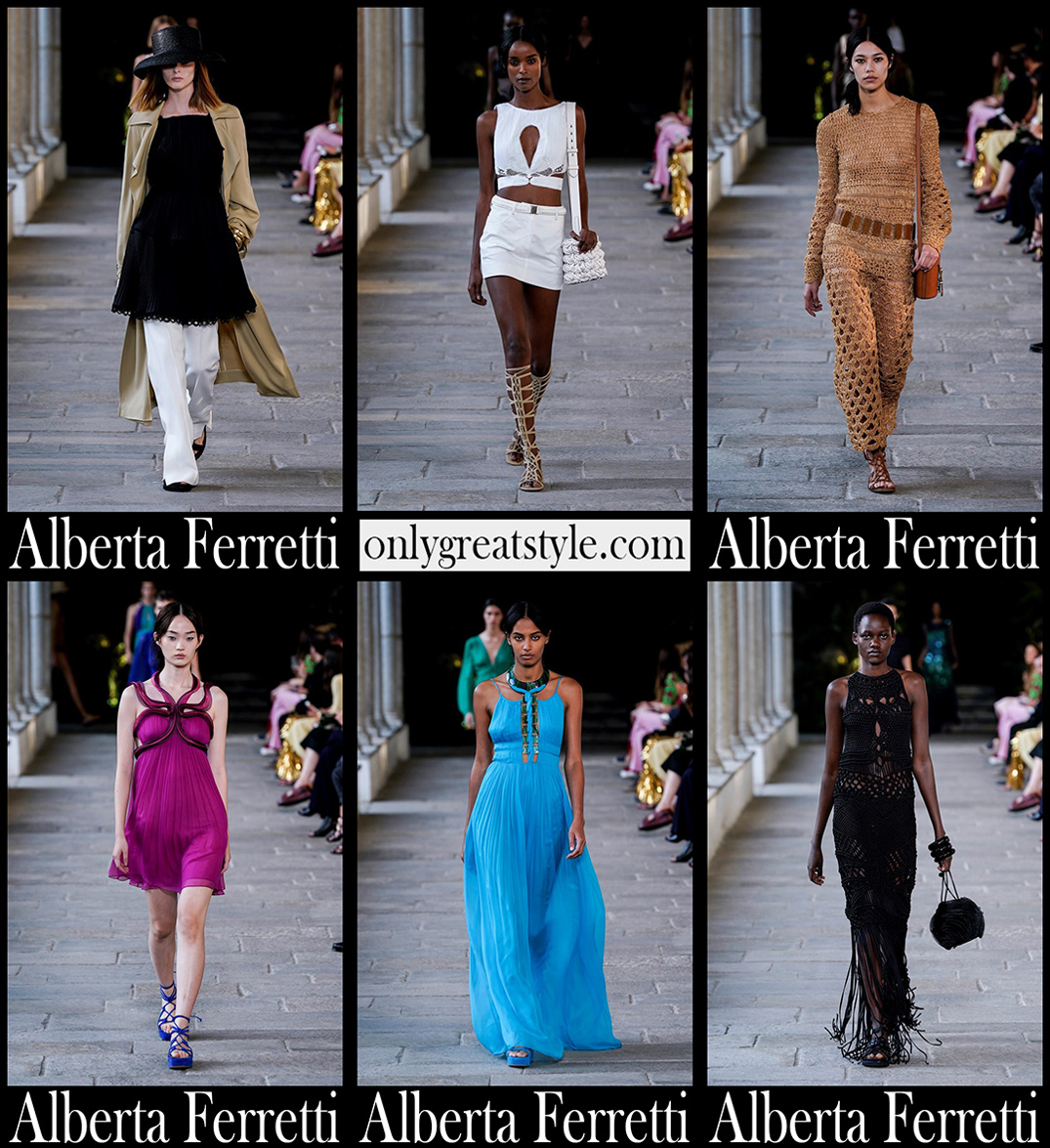 Fashion Alberta Ferretti spring summer 2022 clothing
