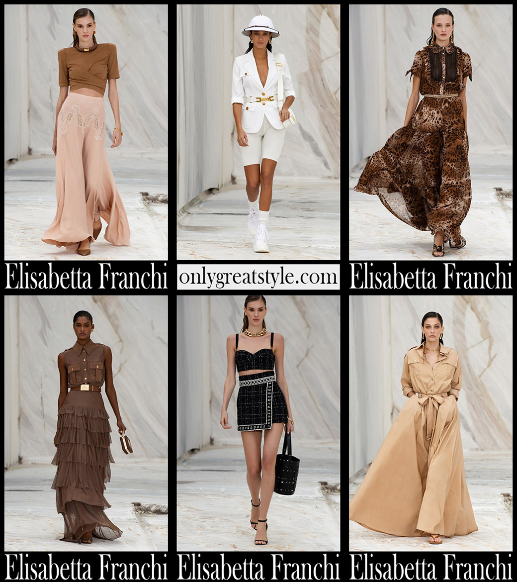 Fashion Elisabetta Franchi spring summer 2022 clothing