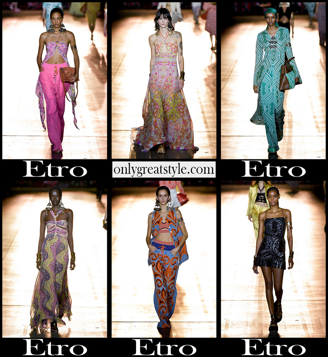 Fashion Etro spring summer 2022 womens clothing