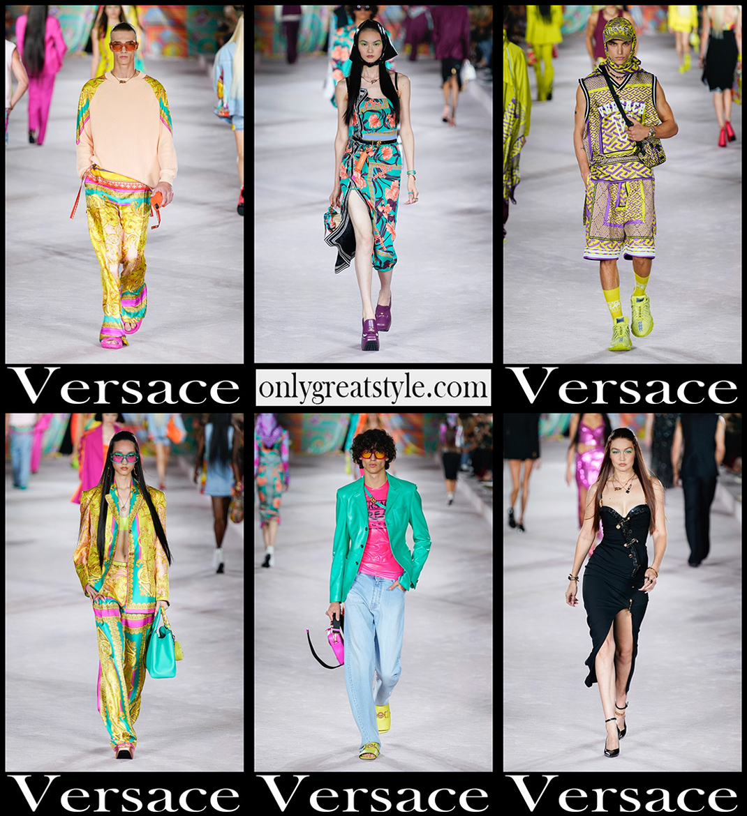 Fashion Versace spring summer 2022 collection clothing