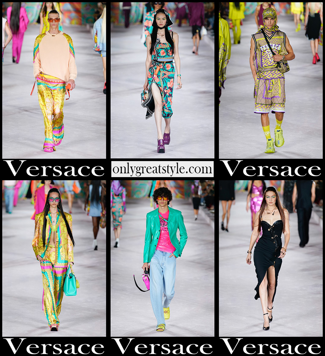 Fashion Versace spring summer 2022 collection clothing Fashion Versace spring summer 2022 collection clothing