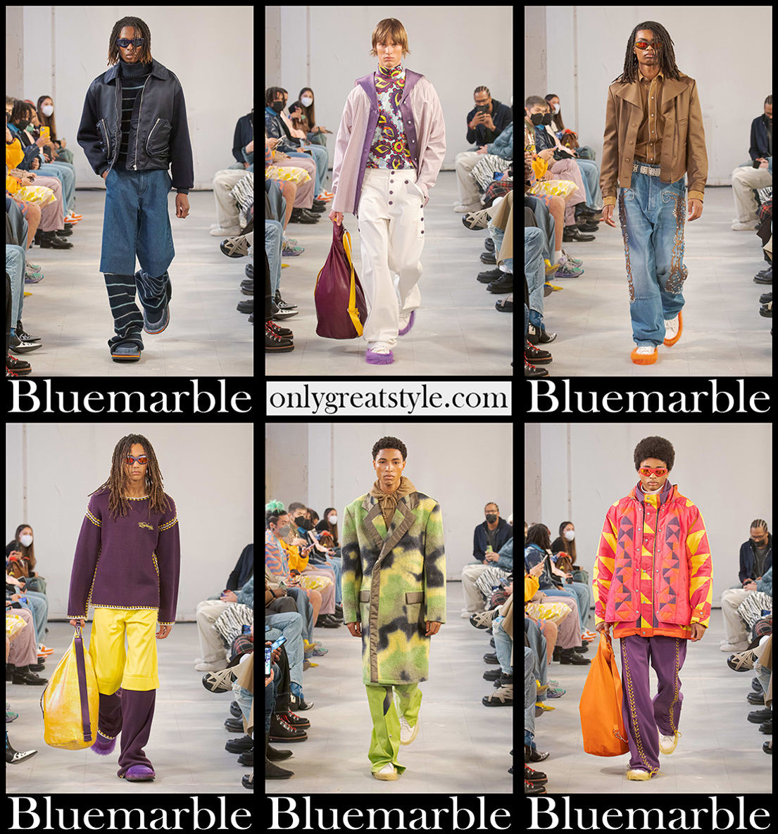 Fashion Bluemarble fall winter 2022 2023 mens clothing