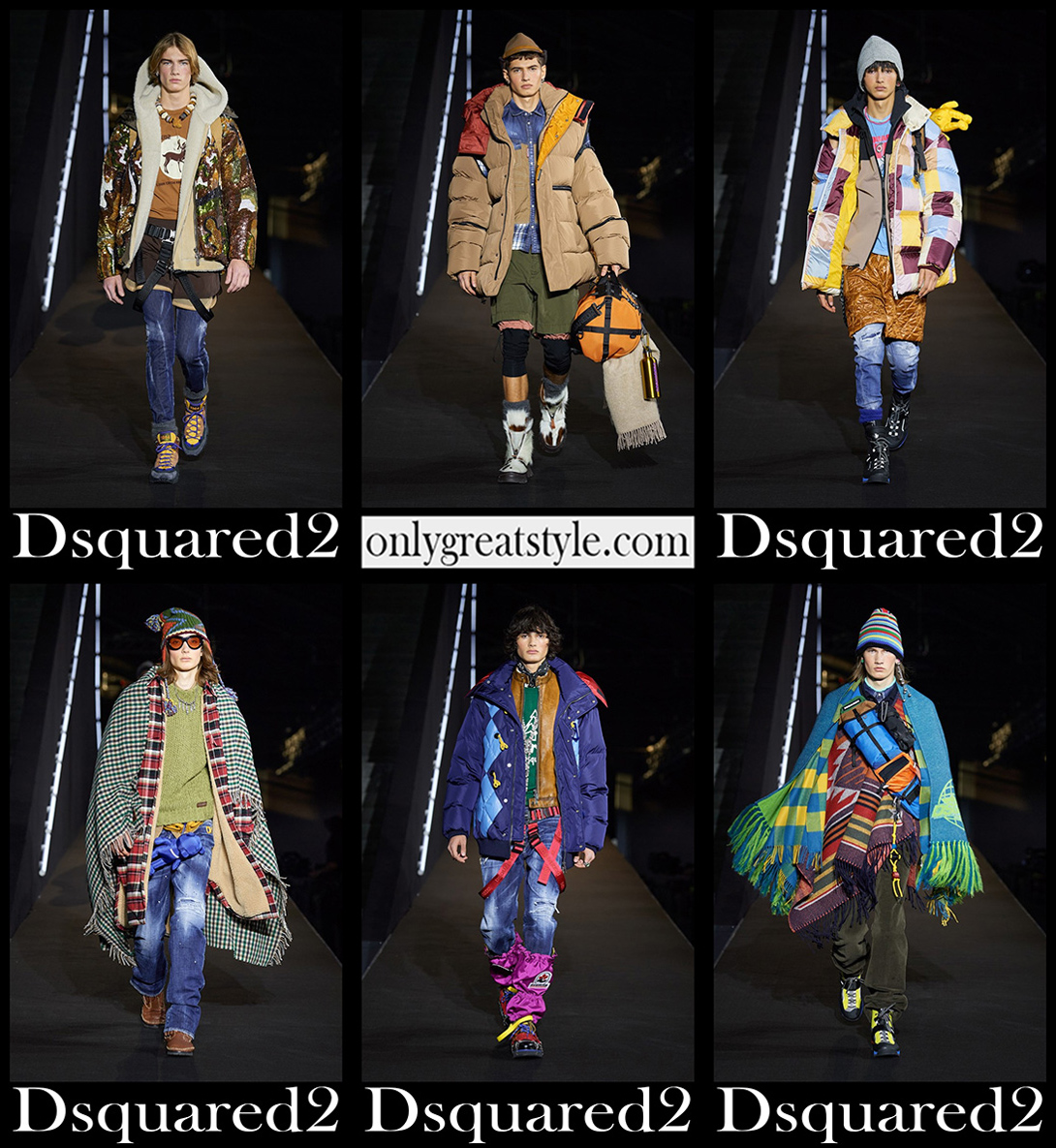 Fashion Dsquared2 fall winter 2022 2023 mens clothing