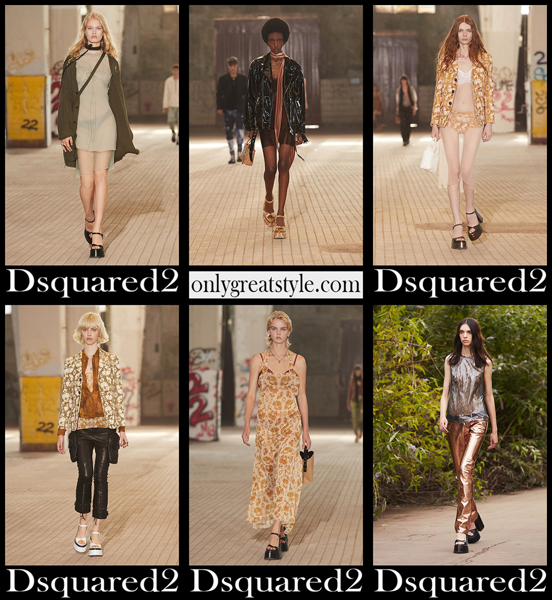 Fashion Dsquared2 spring summer 2022 womens