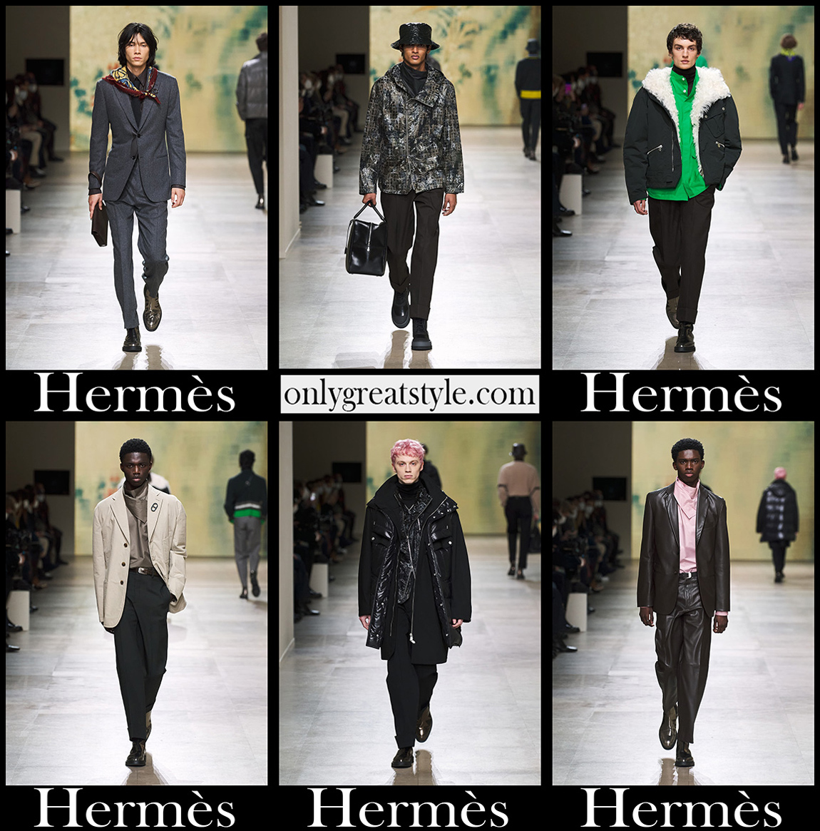 Fashion Hermes fall winter 2022 2023 mens clothing