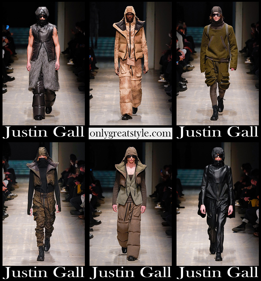 Fashion Justin Gall fall winter 2022 2023 mens clothing