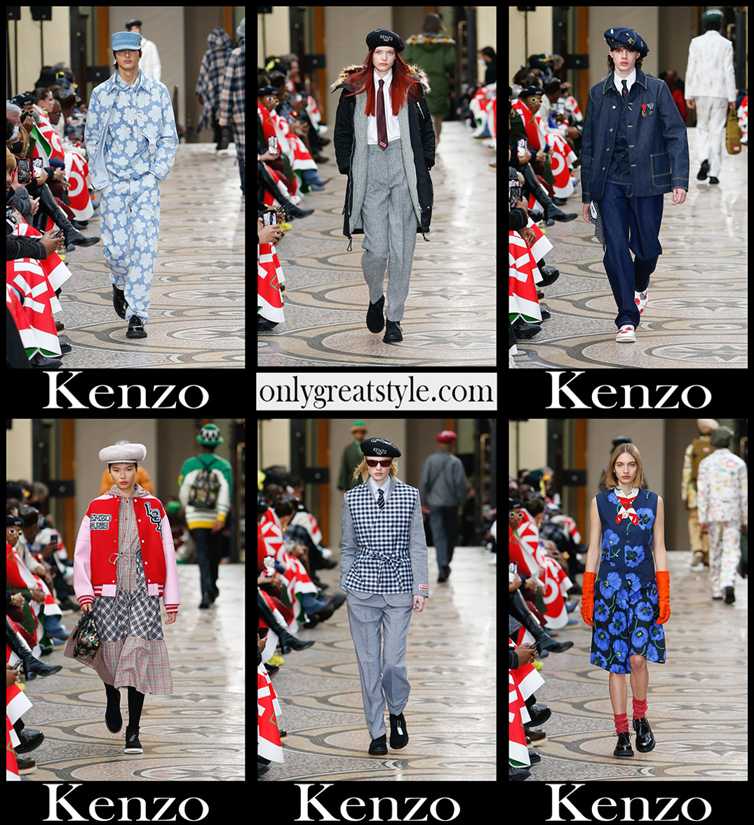 Fashion show Kenzo fall winter 20232024 clothing