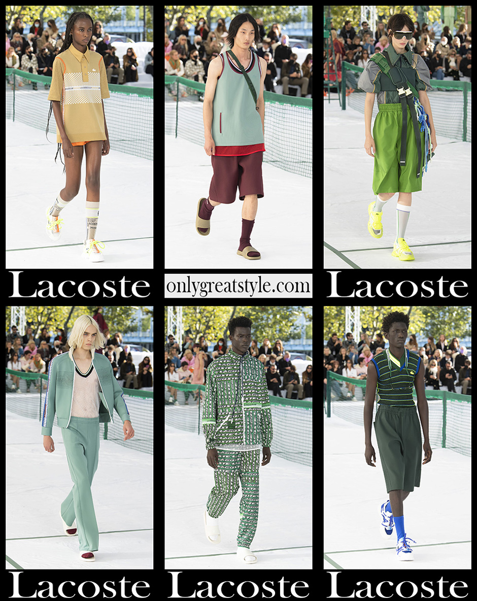 Fashion Lacoste spring summer 2022 collection clothing Fashion Lacoste spring summer 2022 collection clothing