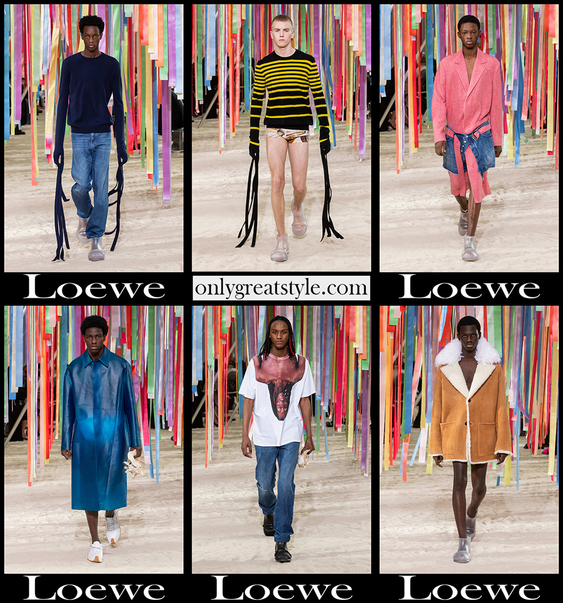 Fashion Loewe fall winter 2022 2023 mens clothing