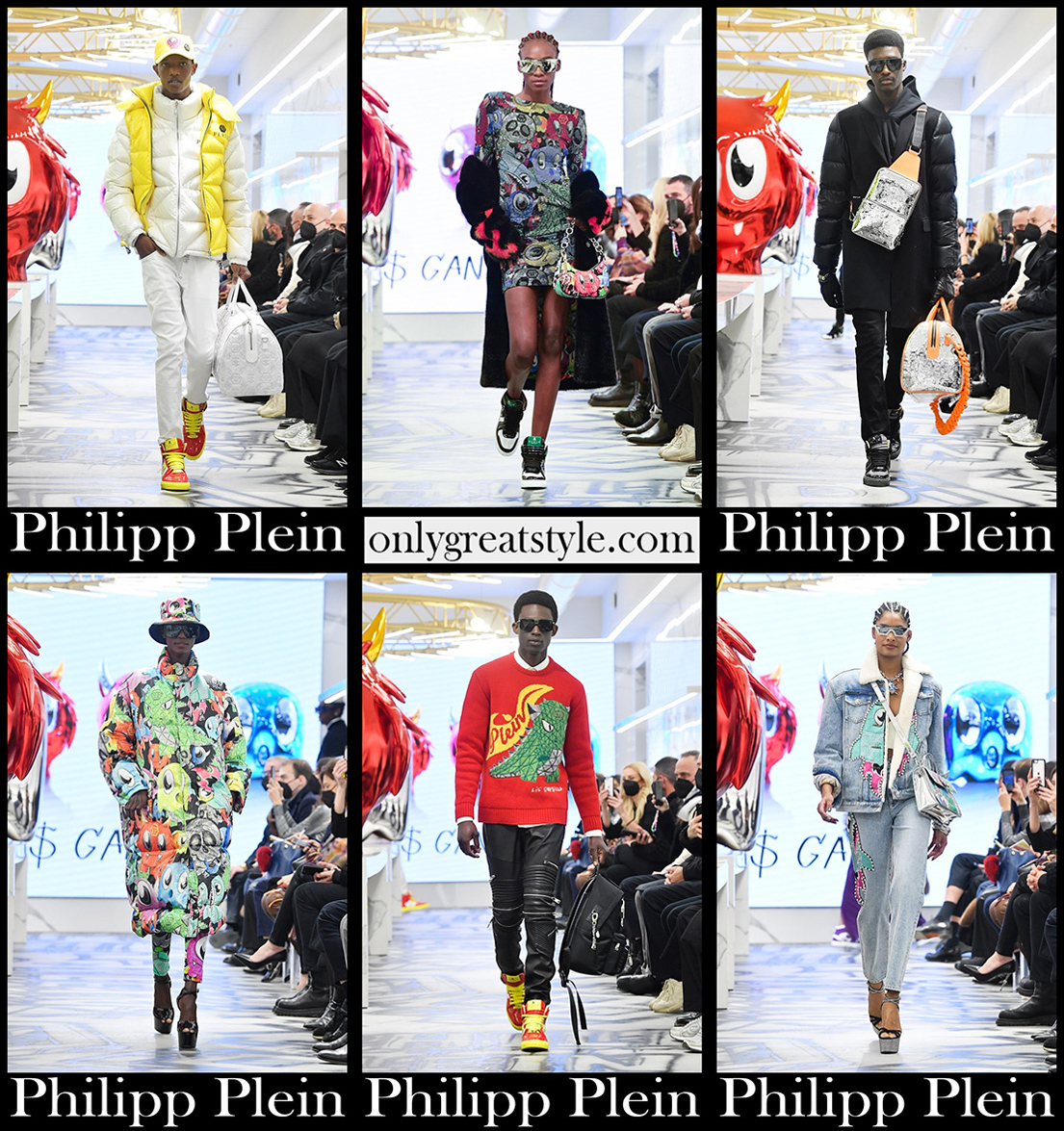 Fashion Philipp Plein fall winter 2022 2023 clothing
