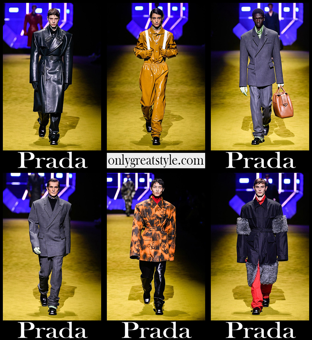 Fashion Prada fall winter 2022 2023 mens clothing