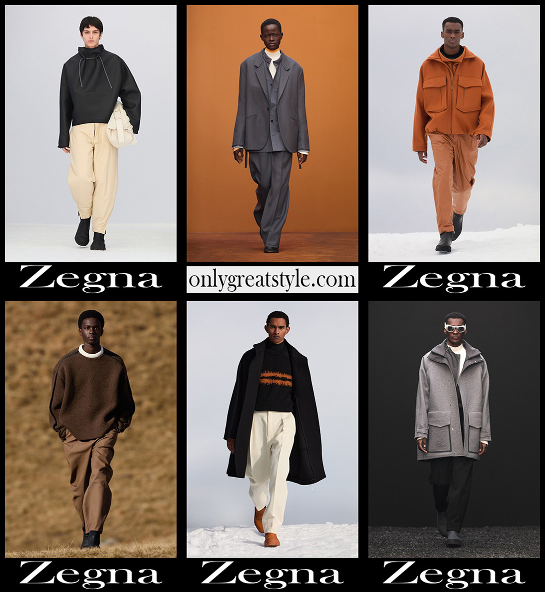 Fashion Zegna fall winter 2022 2023 mens clothing