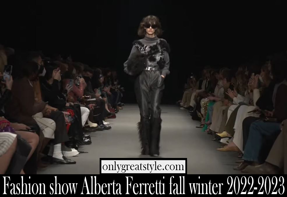 Fashion show Alberta Ferretti fall winter 2023-2024 women's