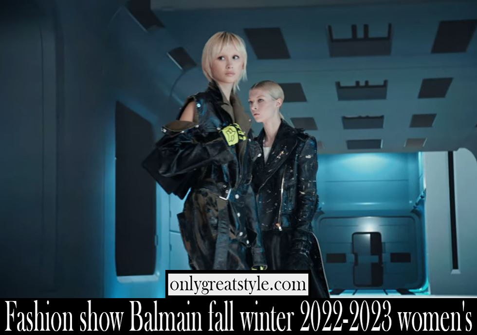 Fashion show Balmain fall winter 2022 2023 womens