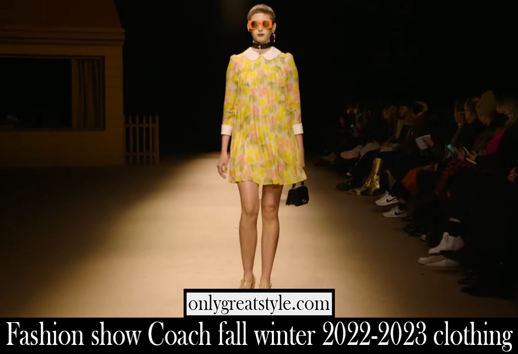 Fashion show Coach fall winter 2022 2023 clothing