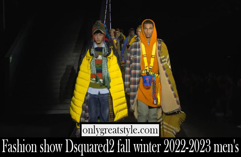 Fashion show Dsquared2 fall winter 2022 2023 mens