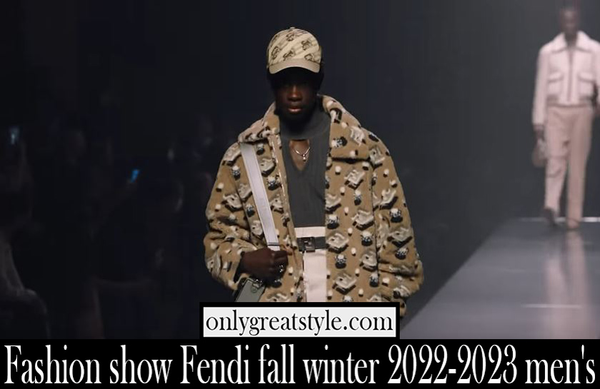 Fashion show Fendi fall winter 2022 2023 mens